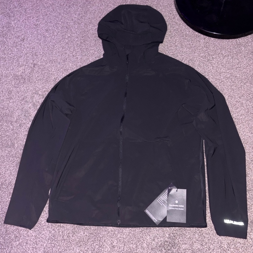 LuLuLemon Pace Breaker Jacket Black Large Brand New
